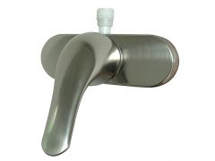 4" Empire RV brushed nickel single handle shower valve with vacuum breaker & blade handle
